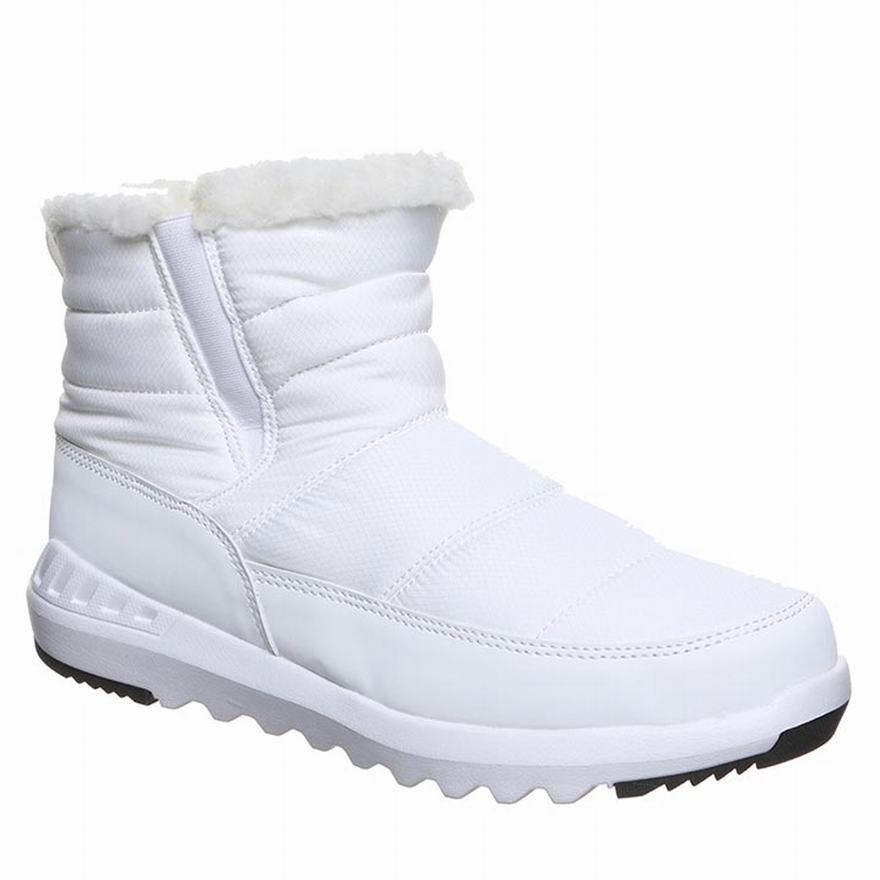 Bearpaw Puffy Snow Boots UK - Women's Boots White ||ZGQYWL-604||